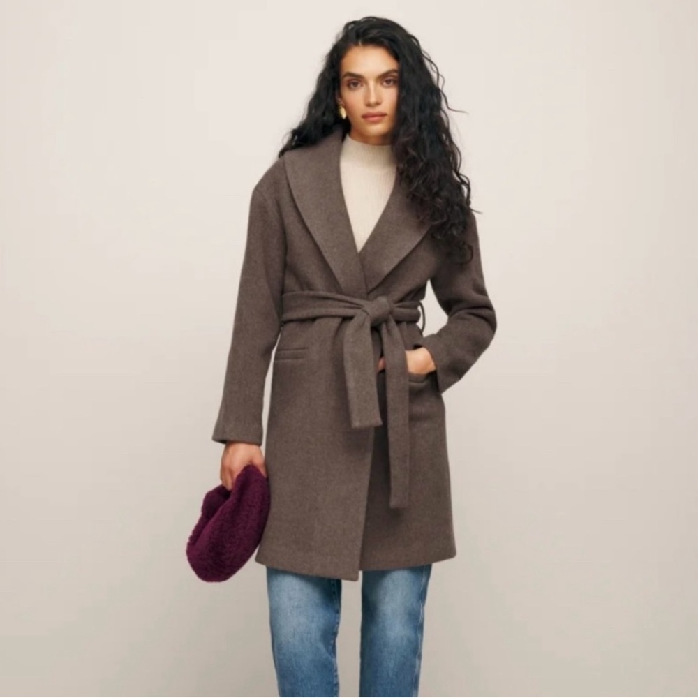 Reformation Kerri Wrap Coat